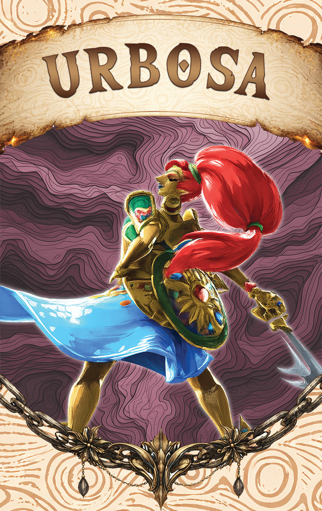 Urbosa NFC Card – Legend of Zelda Breath of the Wild Amiibo