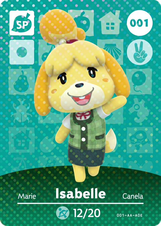 Isabelle NFC Card – Animal Crossing New Horizons Amiibo