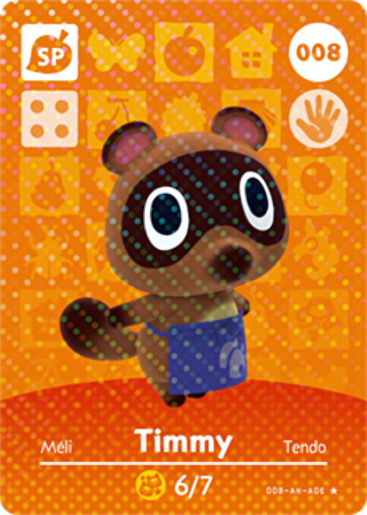 Timmy NFC Card – Animal Crossing New Horizons Amiibo