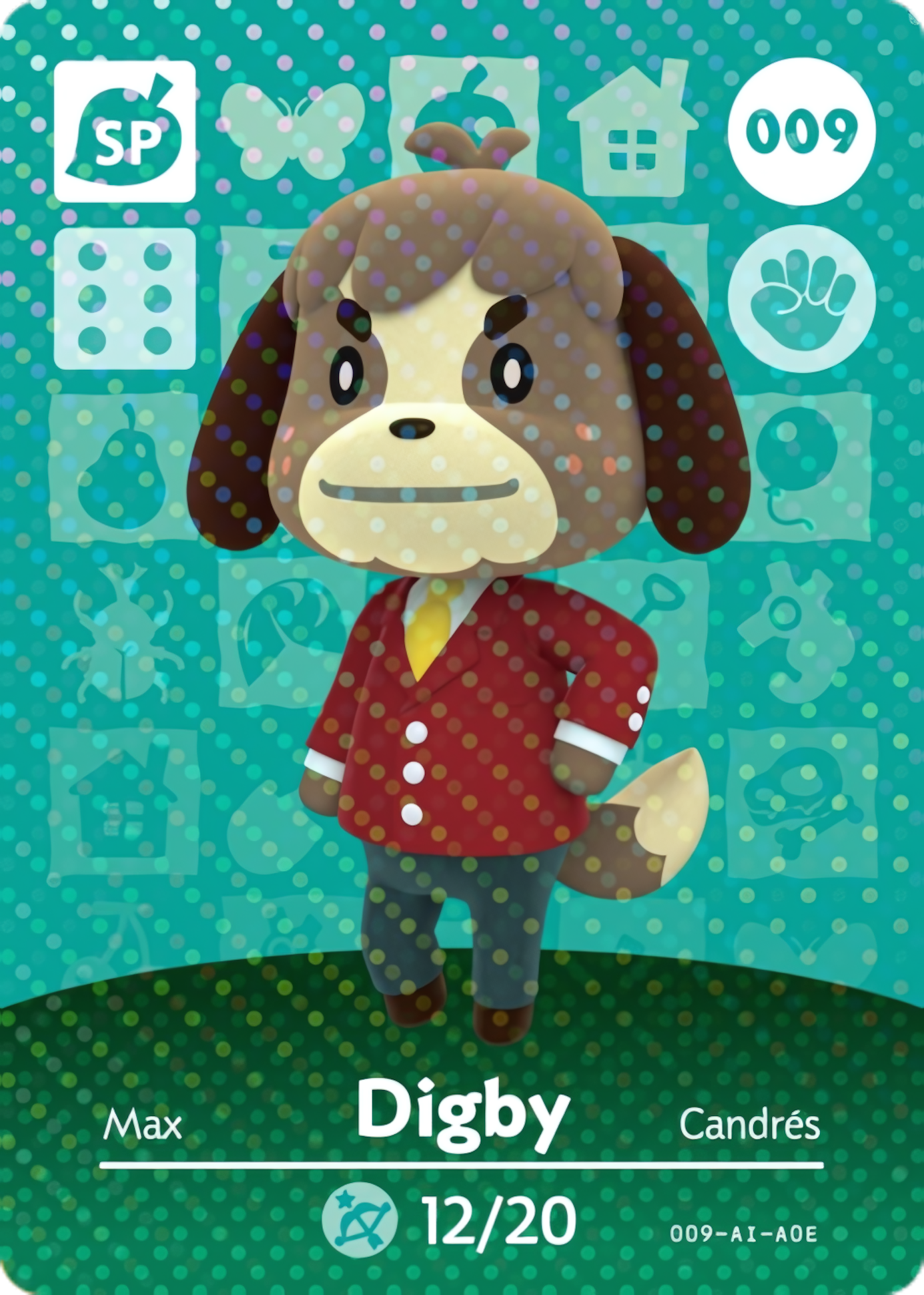 Digby NFC Card – Animal Crossing New Horizons Amiibo