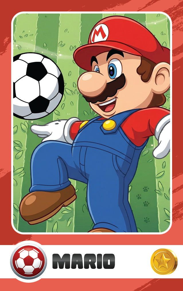 Mario - Soccer - Nookpals x Mario Sports Superstars series - Amiibo NFC Card