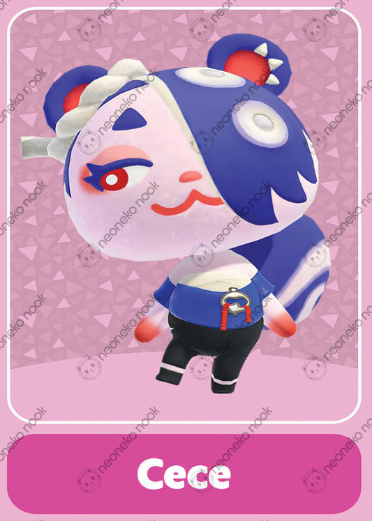 Cece NFC Card – Animal Crossing New Horizons Amiibo
