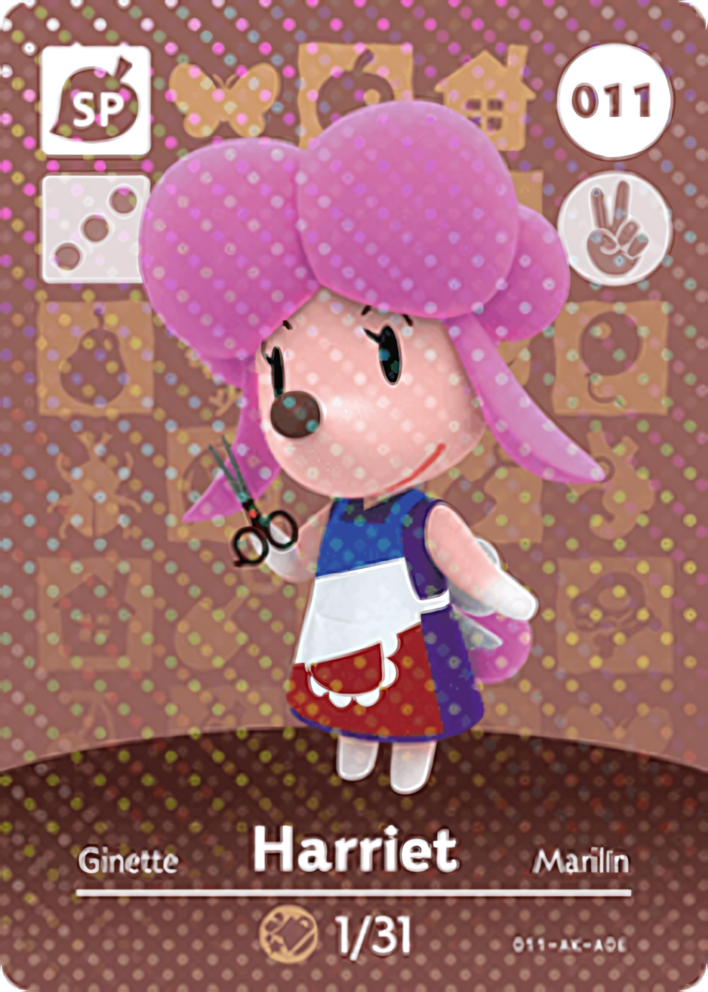 Harriet NFC Card – Animal Crossing New Horizons Amiibo