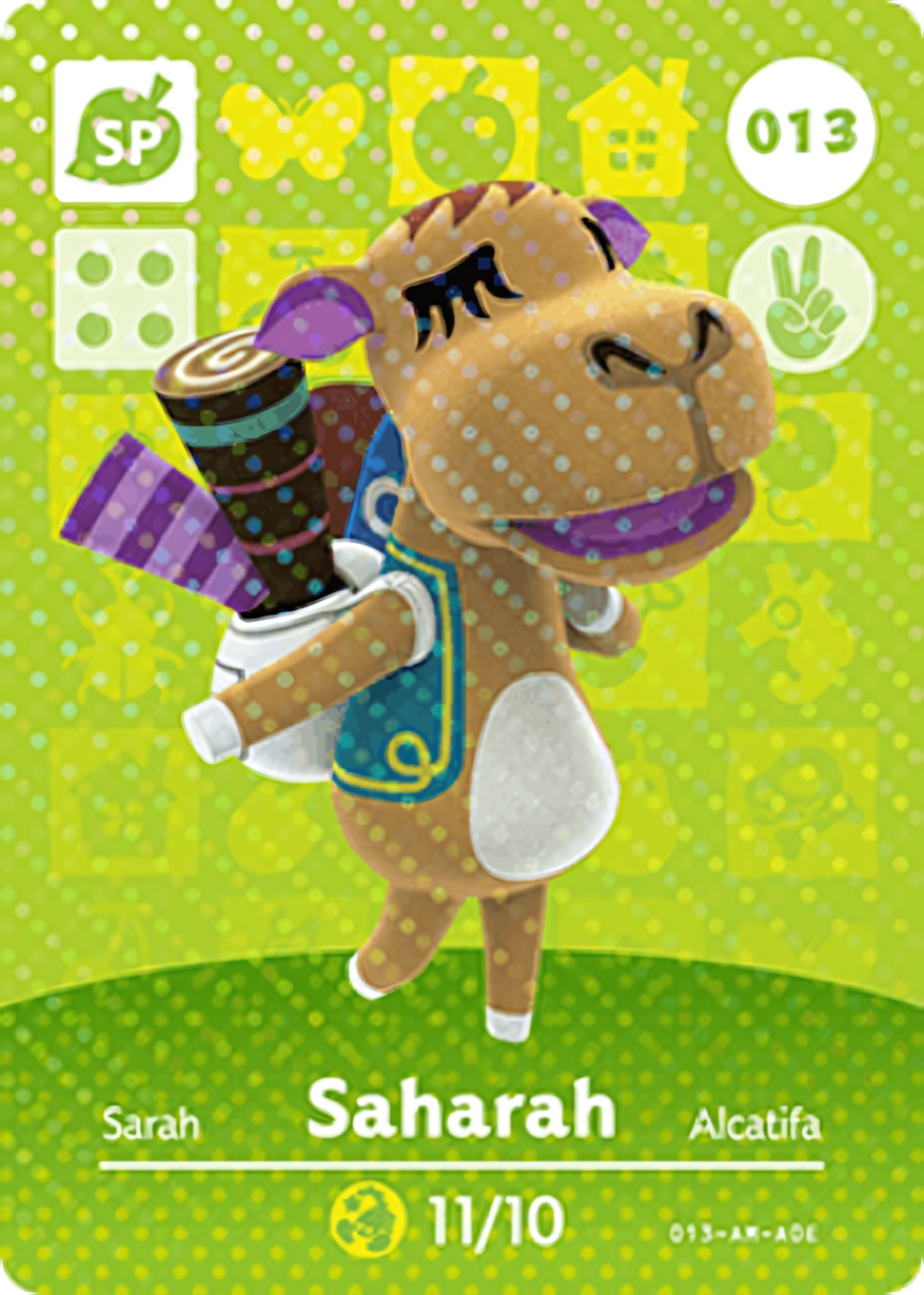 Saharah NFC Card – Animal Crossing New Horizons Amiibo