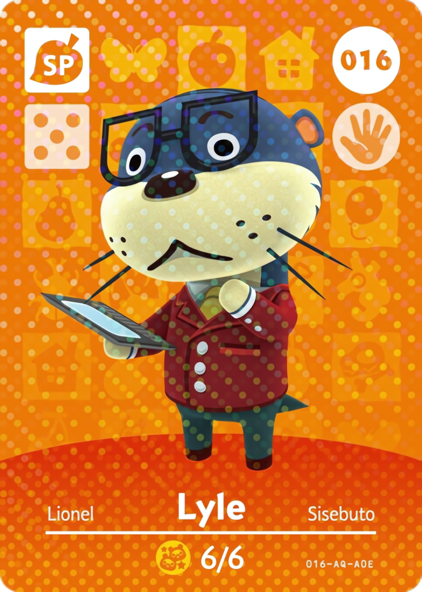 Lyle NFC Card – Animal Crossing New Horizons Amiibo