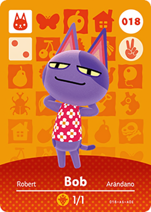 Bob NFC Card – Animal Crossing New Horizons Amiibo