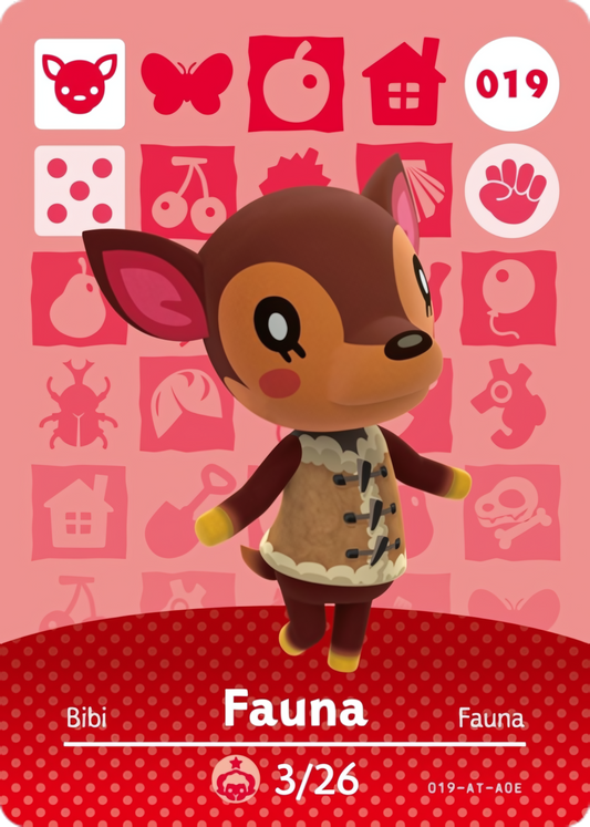 Fauna NFC Card – Animal Crossing New Horizons Amiibo
