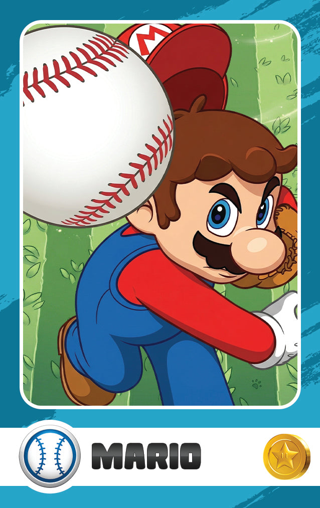 Mario - Baseball - Nookpals x Mario Sports Superstars series - Amiibo NFC Card
