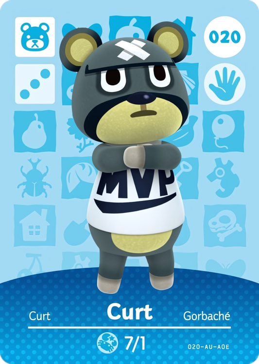 Curt NFC Card – Animal Crossing New Horizons Amiibo