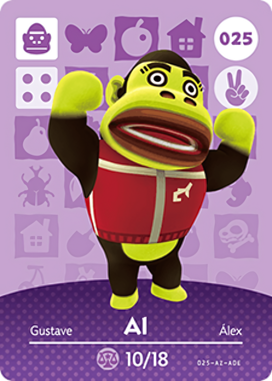 Al NFC Card – Animal Crossing New Horizons Amiibo