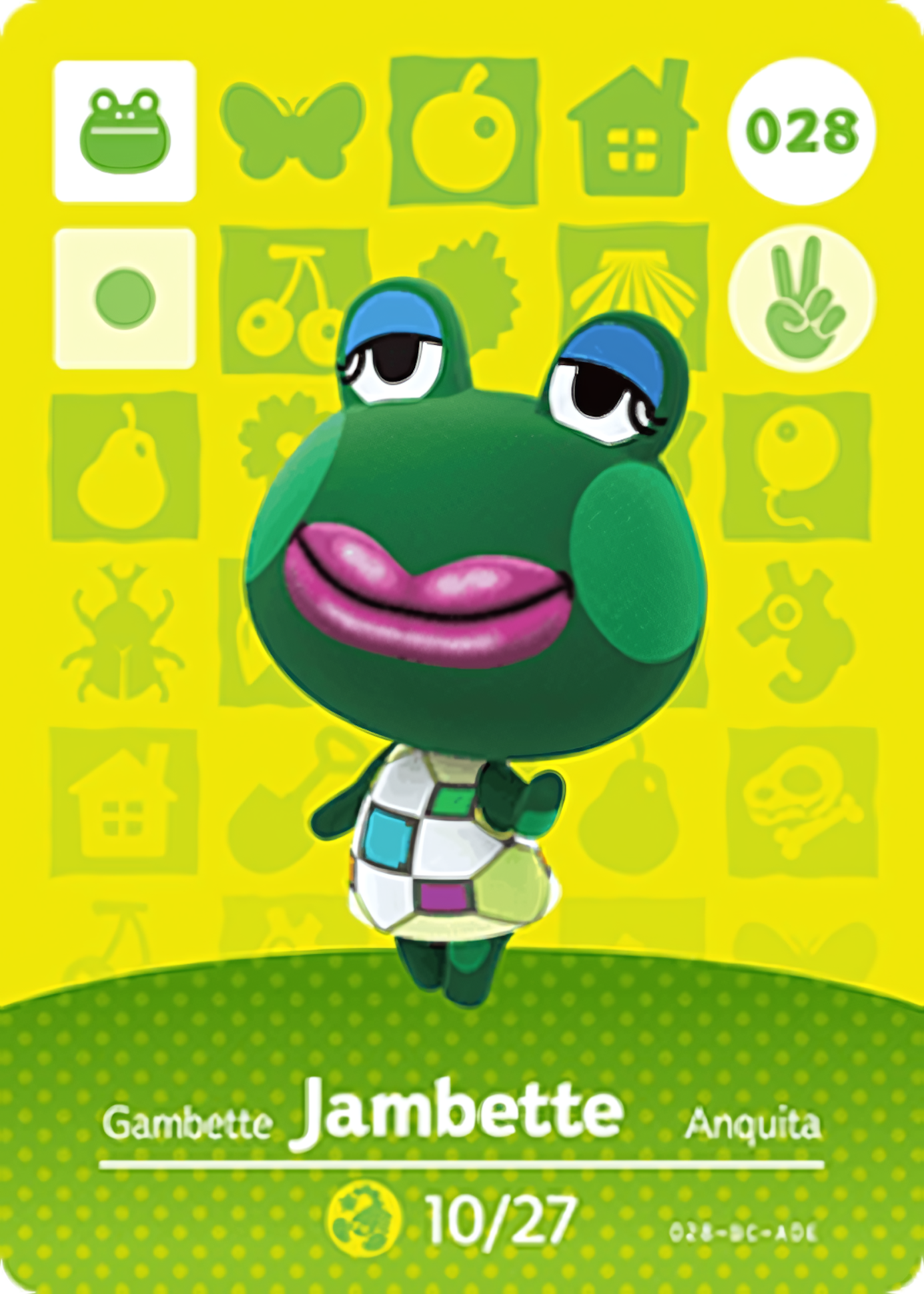 Jambette NFC Card – Animal Crossing New Horizons Amiibo