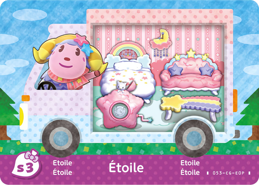 Étoile NFC Villager Card – Animal Crossing × Sanrio Series Amiibo