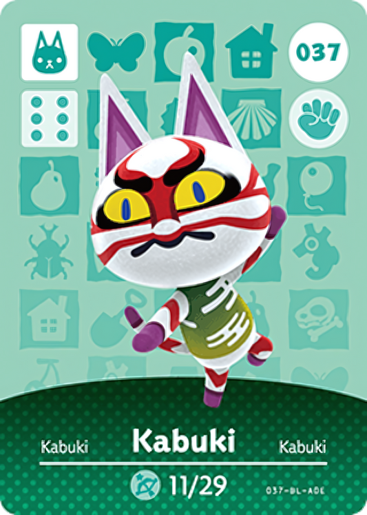 Kabuki NFC Card – Animal Crossing New Horizons Amiibo
