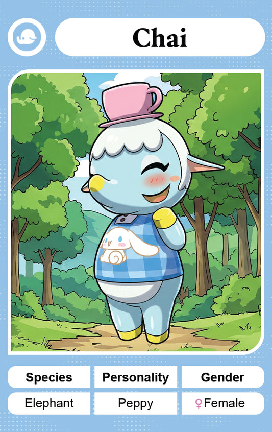 Chai NFC Card – Animal Crossing X Sanrio By NookPals Amiibo