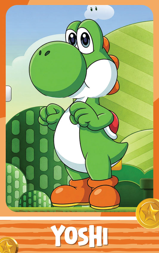 Yoshi - Nookpals x Super Mario - Amiibo NFC Card