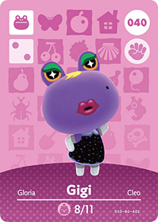 Gigi NFC Card – Animal Crossing New Horizons Amiibo