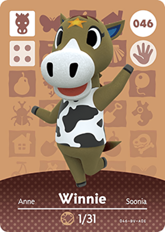 Winnie NFC Card – Animal Crossing New Horizons Amiibo