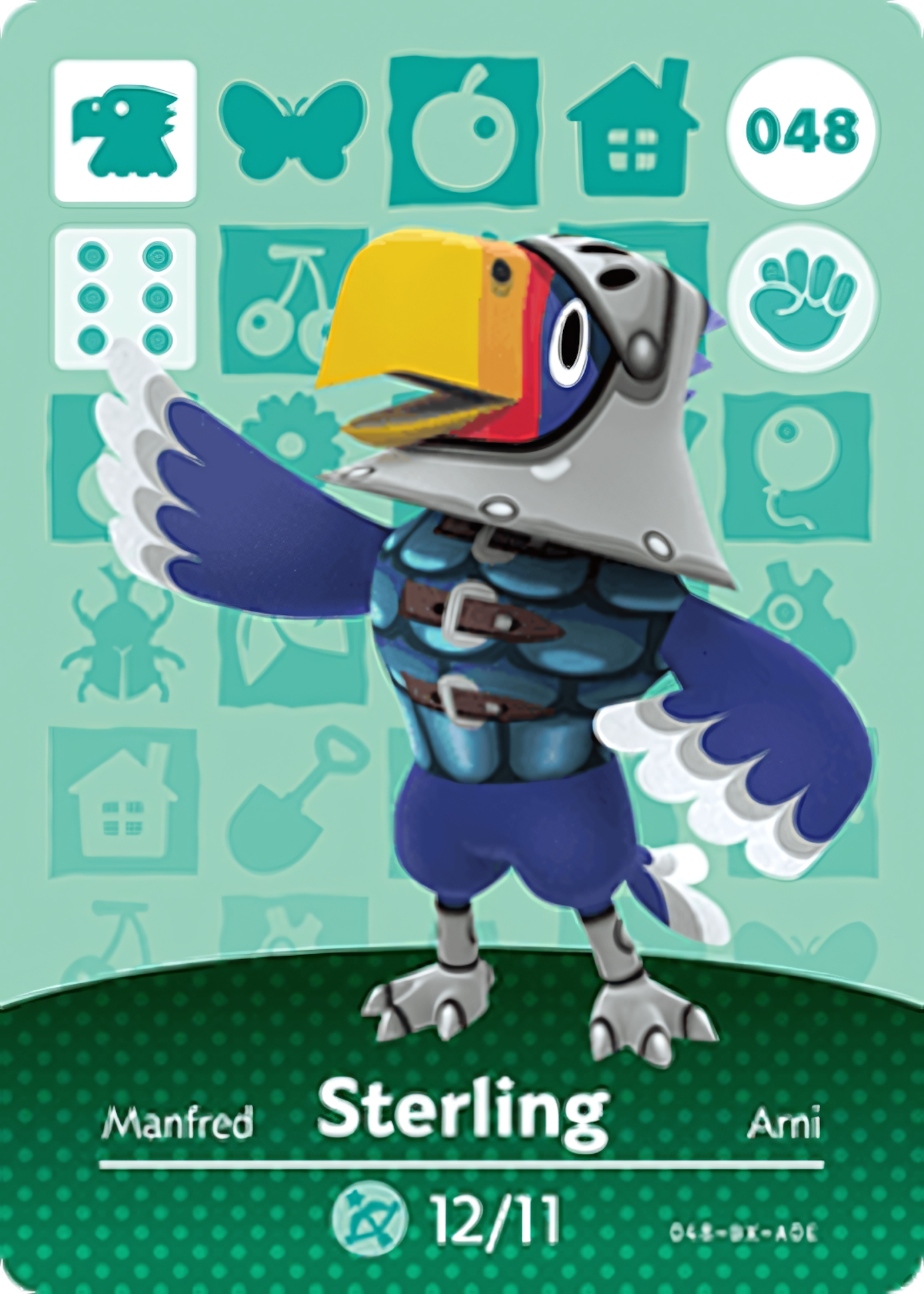 Sterling NFC Card – Animal Crossing New Horizons Amiibo
