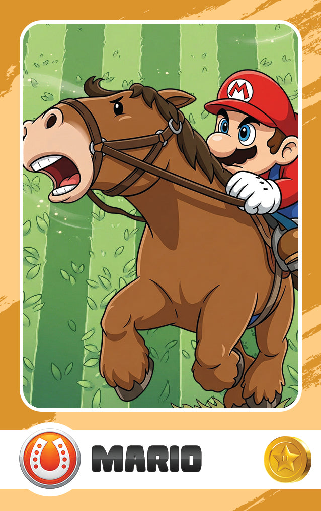 Mario - Horse Racing - Nookpals x Mario Sports Superstars series - Amiibo NFC Card