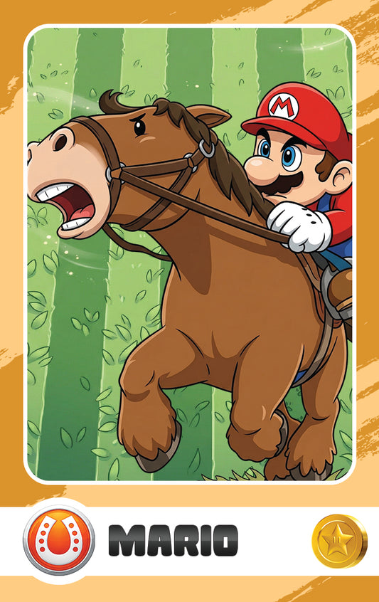 Mario - Horse Racing - Nookpals x Mario Sports Superstars series - Amiibo NFC Card