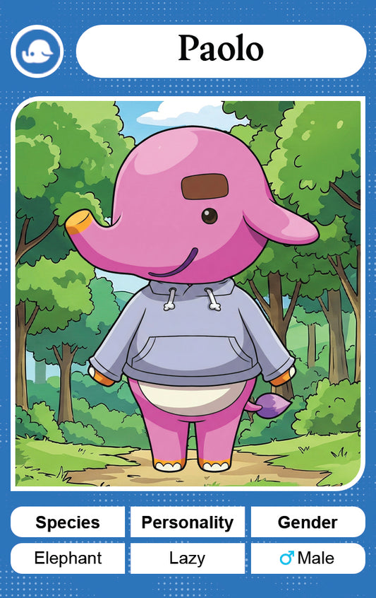 Paolo - Nookpals x Animal Crossing – New Leaf Welcome Amiibo NFC Card