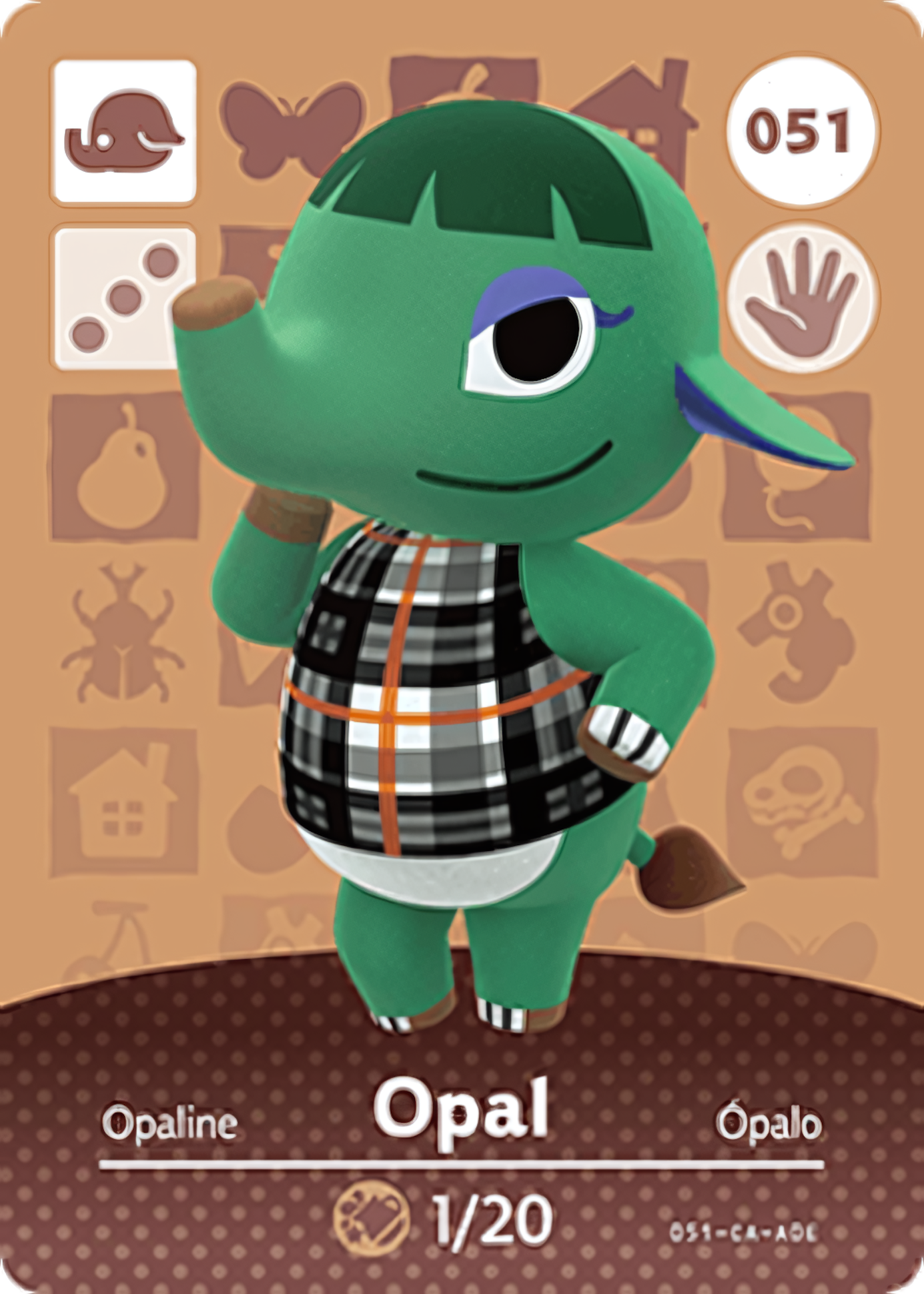 Opal NFC Card – Animal Crossing New Horizons Amiibo