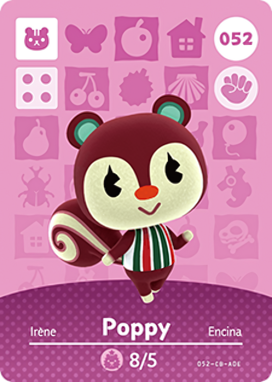 Poppy NFC Card – Animal Crossing New Horizons Amiibo