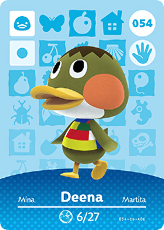 Deena NFC Card – Animal Crossing New Horizons Amiibo