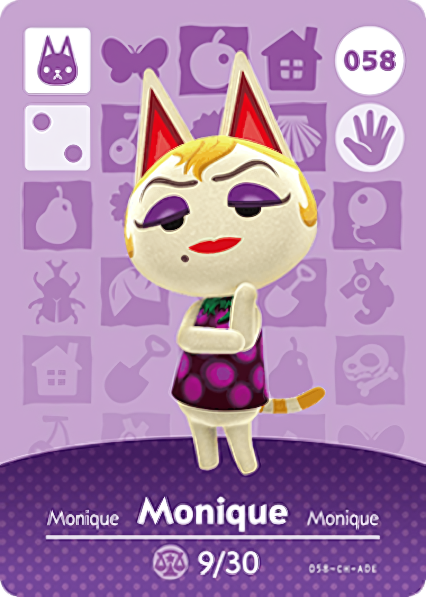 Monique NFC Card – Animal Crossing New Horizons Amiibo
