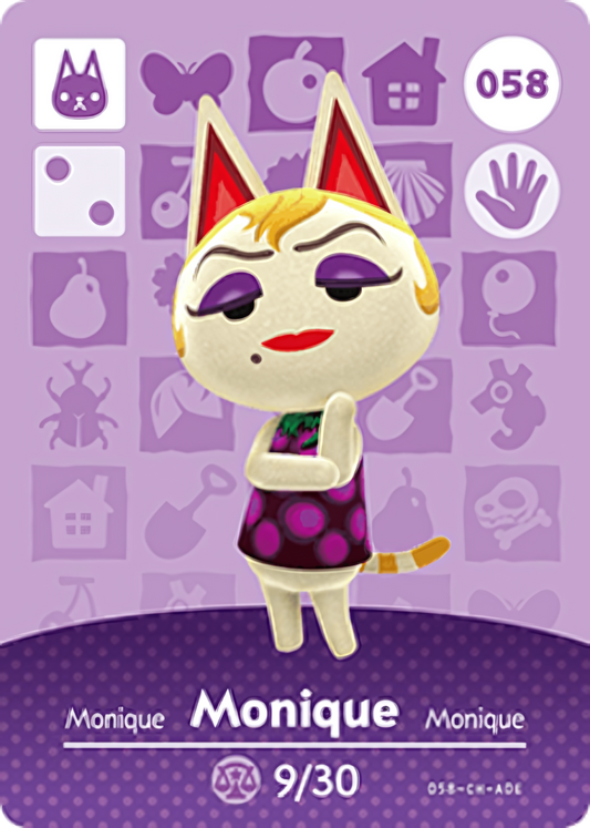Monique NFC Card – Animal Crossing New Horizons Amiibo