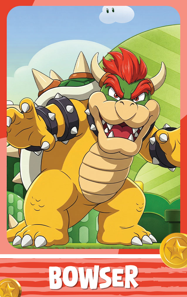 Bowser - Nookpals x Super Mario - Amiibo NFC Card
