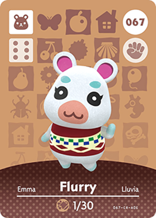 Flurry NFC Card – Animal Crossing New Horizons Amiibo