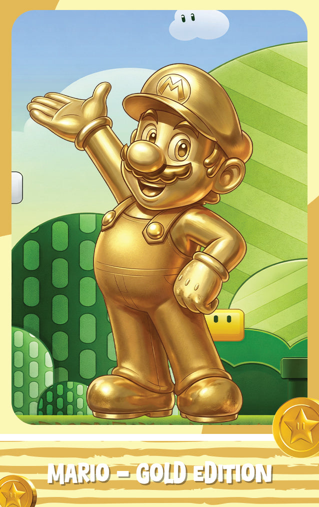 Mario - Gold Edition - Nookpals x Super Mario - Amiibo NFC Card
