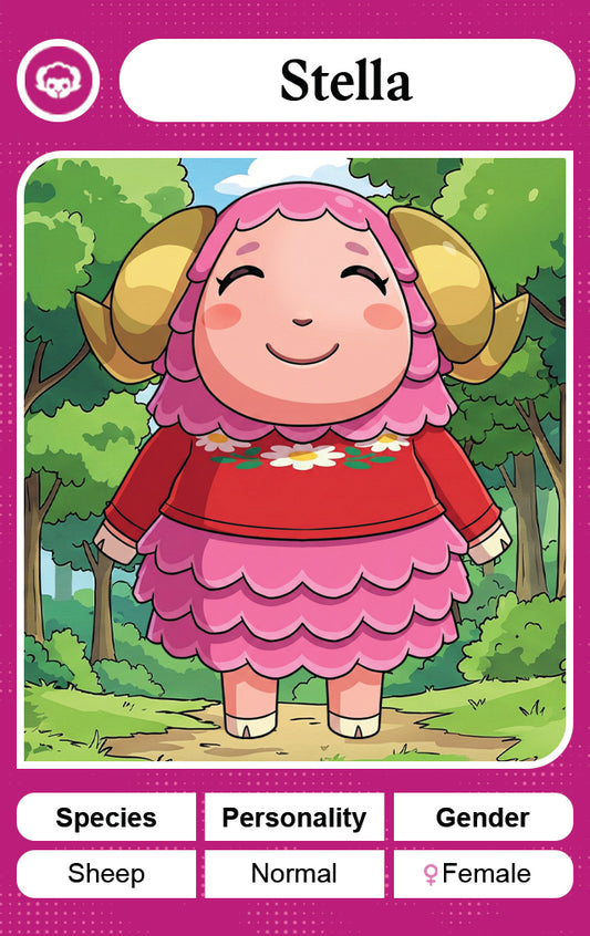 Stella - Nookpals x Animal Crossing – New Leaf Welcome Amiibo NFC Card