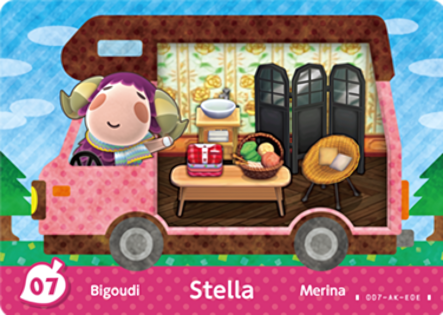 Stella NFC Villager Card – New Leaf – Welcome Amiibo