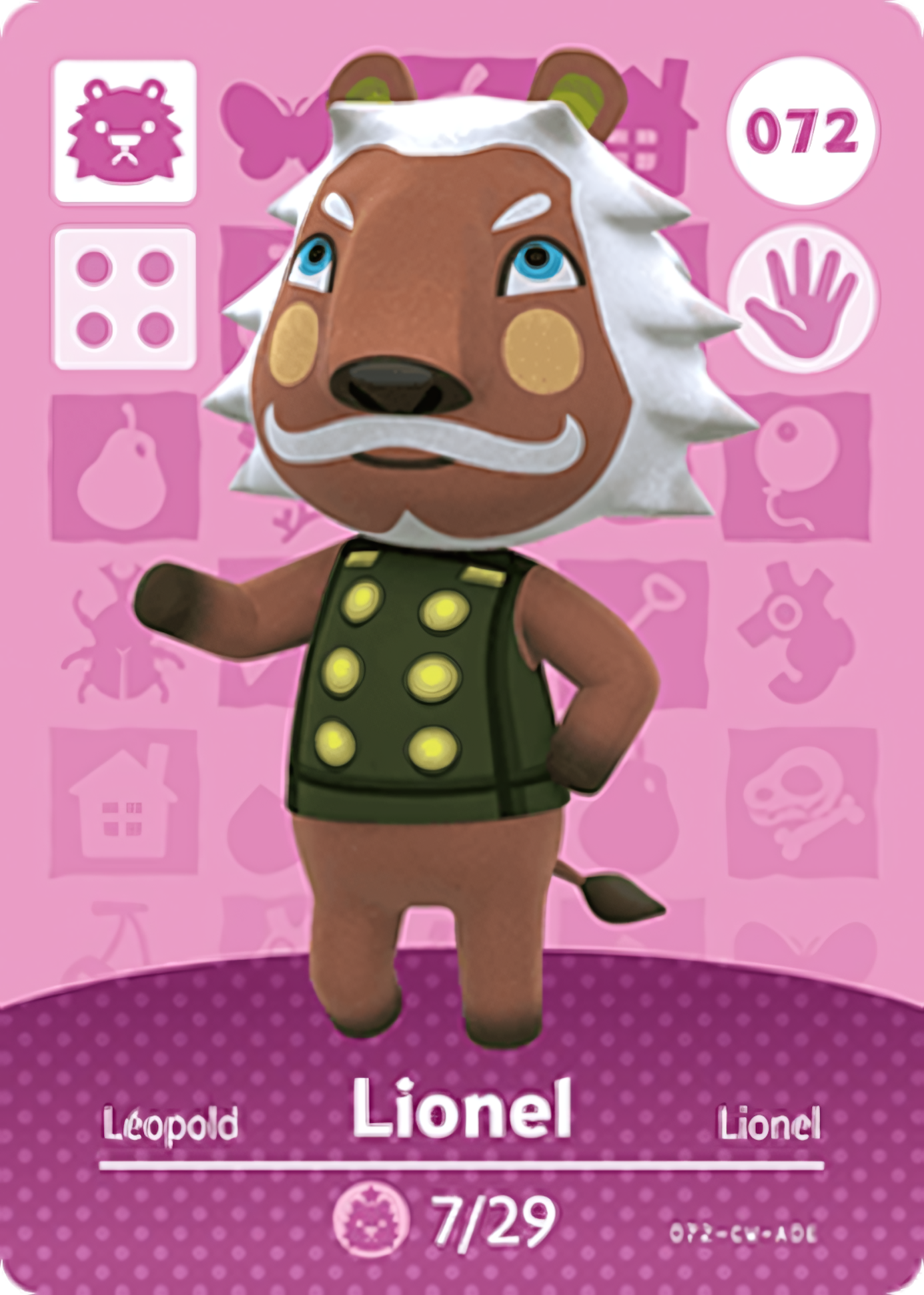 Lionel NFC Card – Animal Crossing New Horizons Amiibo
