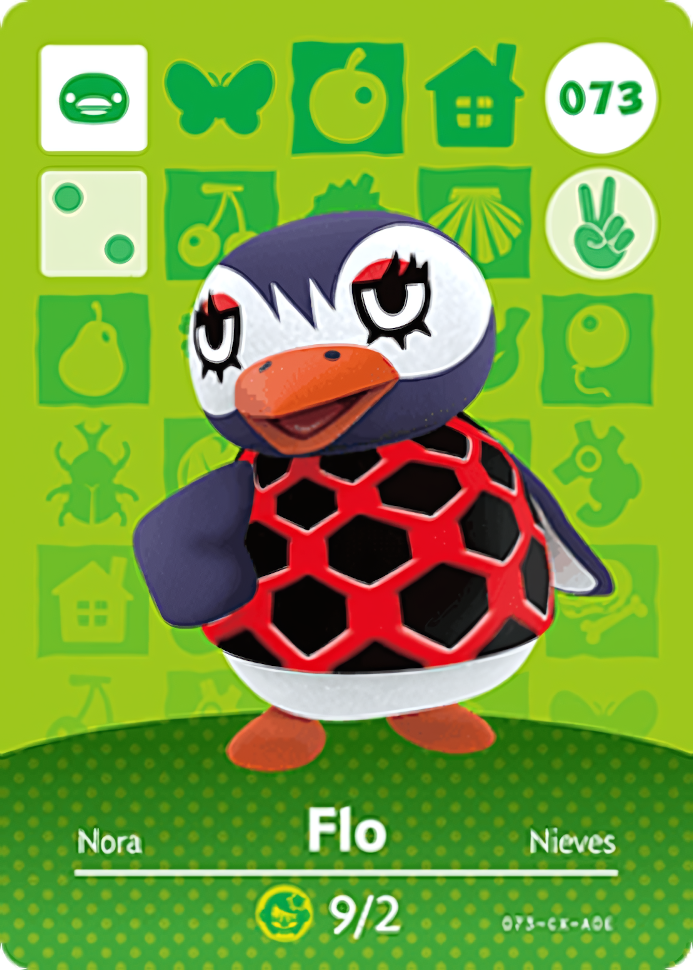 Flo NFC Card – Animal Crossing New Horizons Amiibo