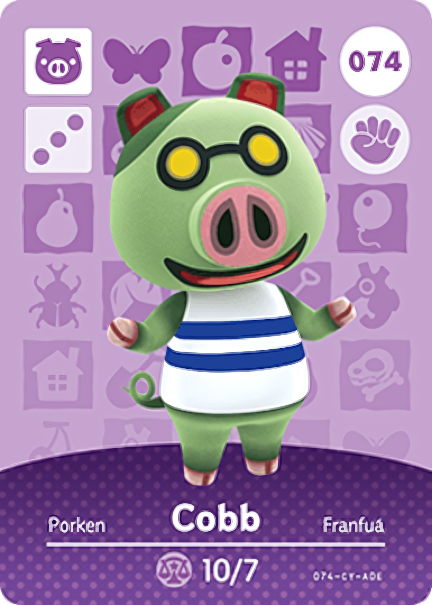 Cobb NFC Card – Animal Crossing New Horizons Amiibo