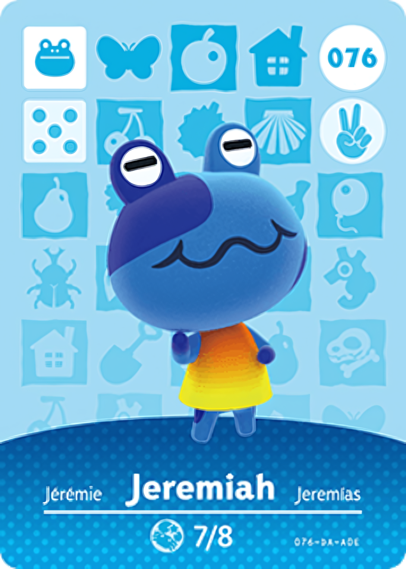 Jeremiah NFC Card – Animal Crossing New Horizons Amiibo