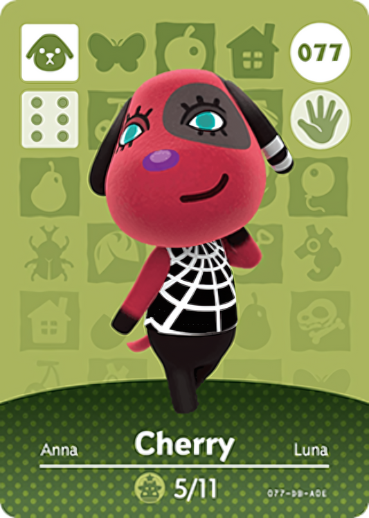 Cherry NFC Card – Animal Crossing New Horizons Amiibo