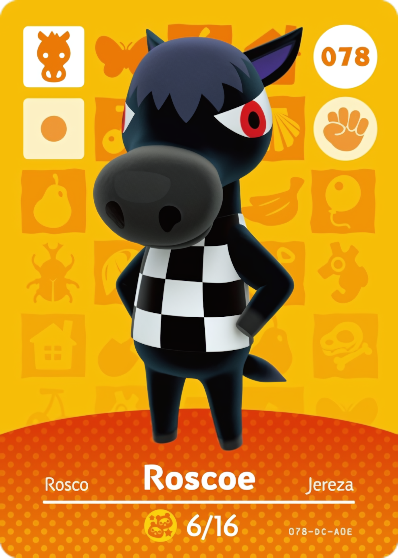 Roscoe NFC Card – Animal Crossing New Horizons Amiibo