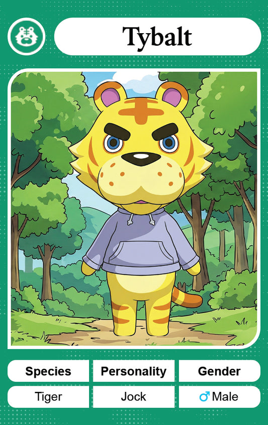 Tybalt - Nookpals x Animal Crossing – New Leaf Welcome Amiibo NFC Card