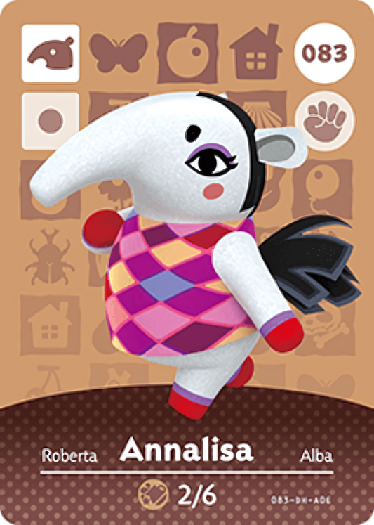 Annalisa NFC Card – Animal Crossing New Horizons Amiibo