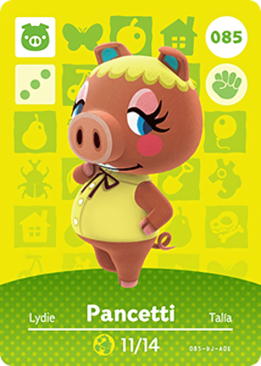 Pancetti NFC Card – Animal Crossing New Horizons Amiibo