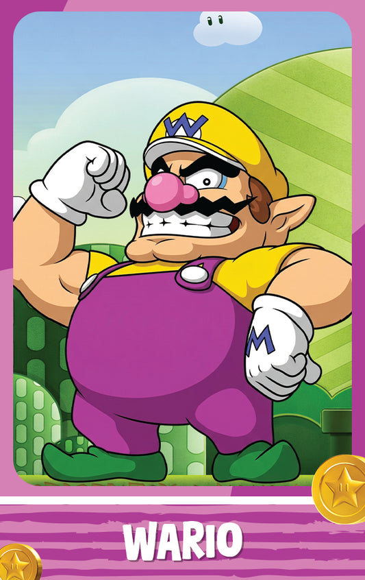 Wario - Nookpals x Super Mario - Amiibo NFC Card