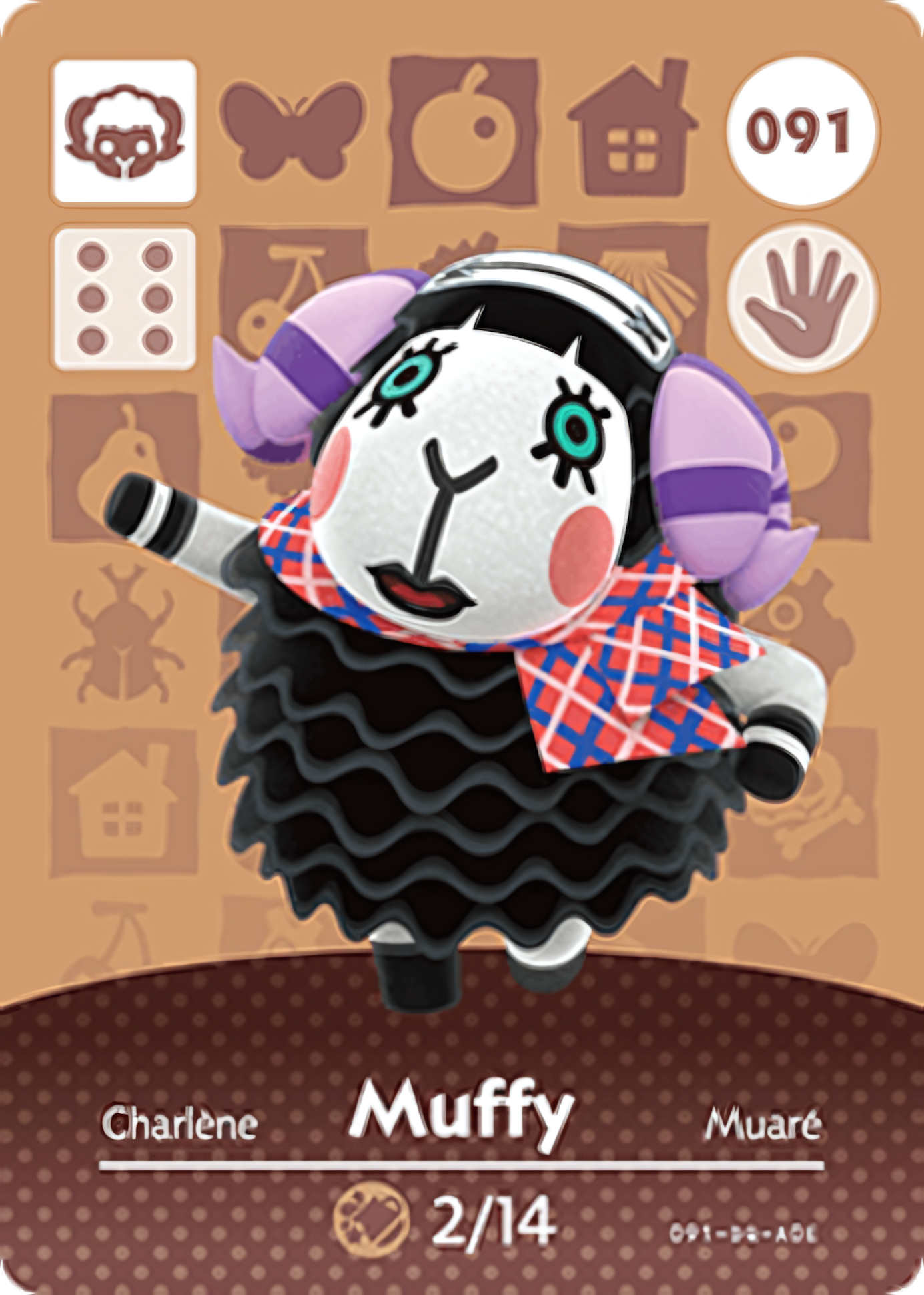 Muffy NFC Card – Animal Crossing New Horizons Amiibo