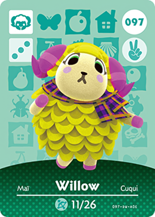 Willow NFC Card – Animal Crossing New Horizons Amiibo