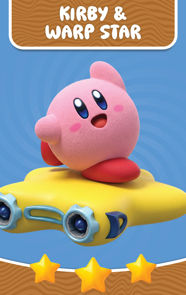 Kirby & Warp Star Waddle Dee - Nookpals x Kirby Air Riders - Amiibo NFC Card