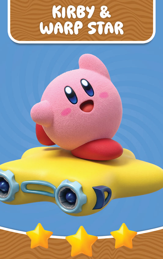 Kirby & Warp Star Waddle Dee - Nookpals x Kirby Air Riders - Amiibo NFC Card