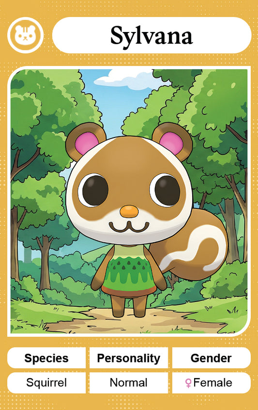 Sylvana - Nookpals x Animal Crossing – New Leaf Welcome Amiibo NFC Card